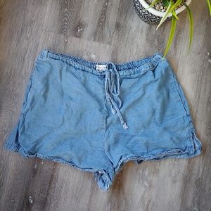 Denim shorts loose cheeky